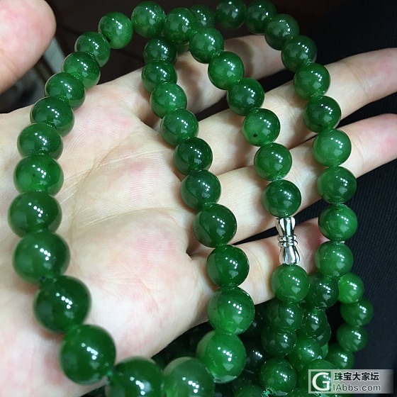 碧玉珠链_珠串碧玉