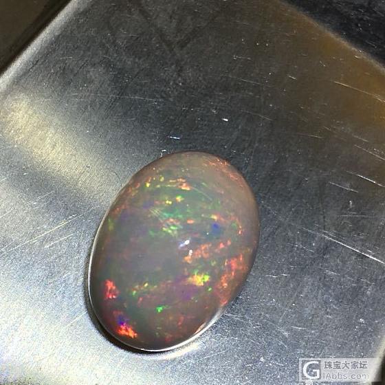 很久没来了，今天冒个泡…………刚刚入手一粒欧泊，性价比高_欧泊