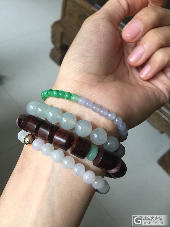 喜欢翡翠，多数拿来欣赏，减负出闲置，希望遇到同好❤️都没证书，48小时鉴赏期。_珠串椰壳翡翠