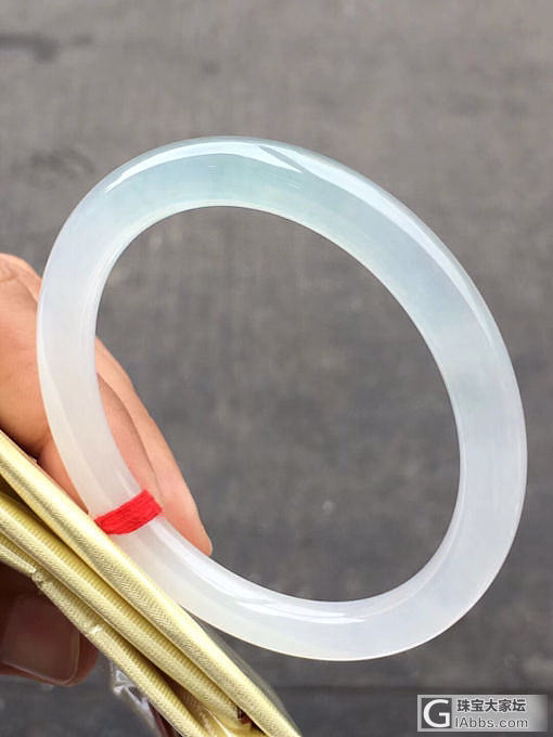 冰底色贵妃55.3大四完美的_手镯翡翠