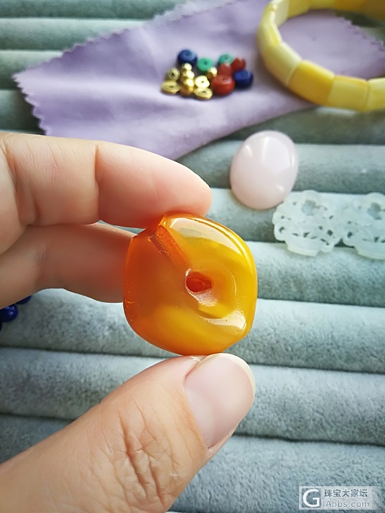 可以说是非常缺米_蛋面珠串琥珀蜜蜡青金石