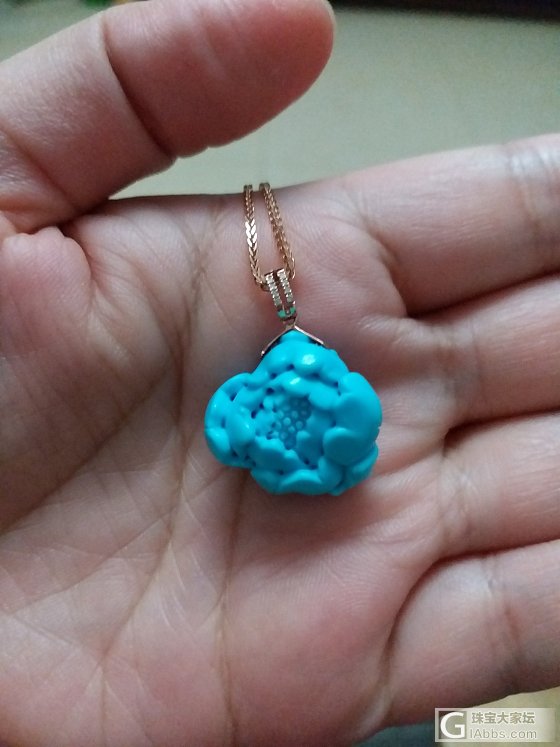 一朵简简单单的牡丹花_松石
