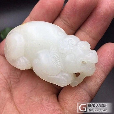 出手一件漂亮的和田玉貔貅     转让_把玩件和田玉