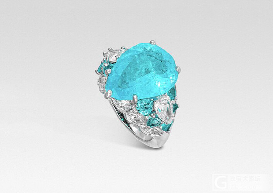 帕拉伊巴碧玺（Paraiba Tourmaline）是最贵重的碧玺品种，由于含有..._碧玺