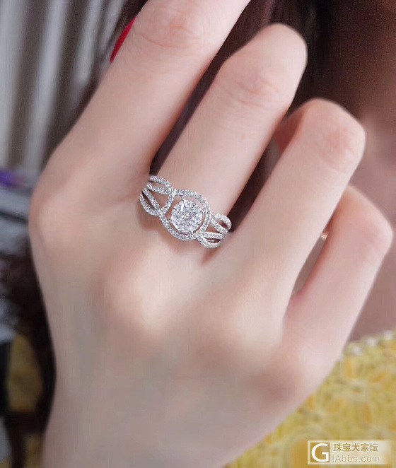 新款女戒💍美美哒_戒指千寻珠宝钻石