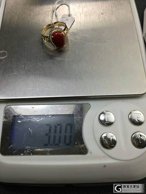 阿卡珊瑚牛血戒指_戒指珊瑚