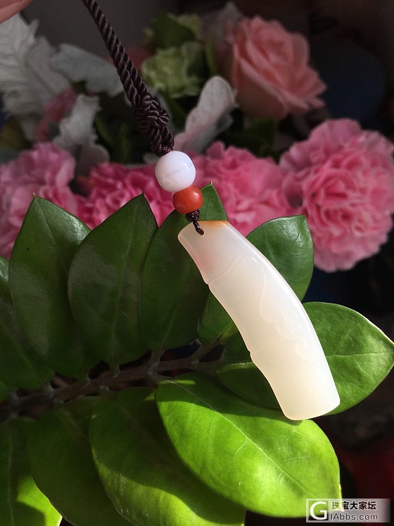 绝对的心血来潮～_松石挂件和田玉