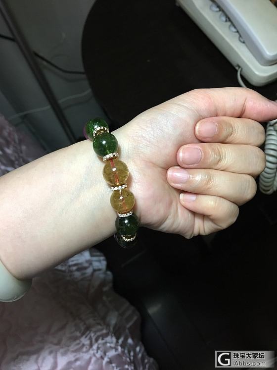 最近重新掉进碧玺的坑里了_珠串碧玺