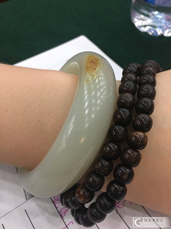 培训之余_菩提子手镯和田玉