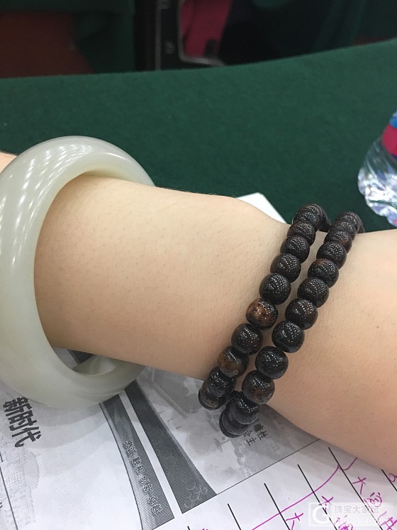 培训之余_菩提子手镯和田玉