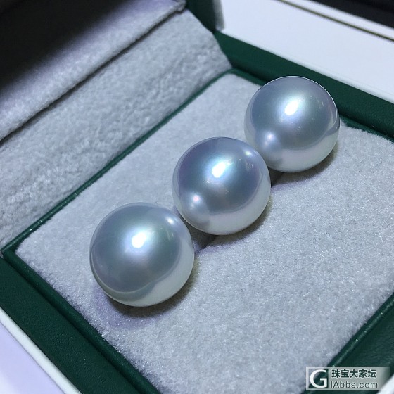 你们都酷爱的银蓝光银白光澳洲白珠来啦  超稀罕澳洲白色泽  焕发光彩_珍珠