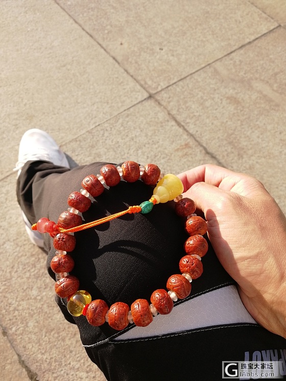 盘了两年的凤眼_珠串菩提子