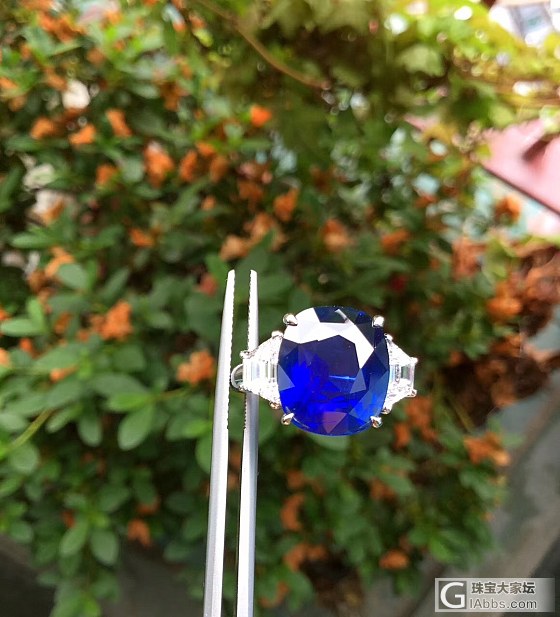 ##中颐旗舰荣誉出品天然皇家蓝蓝宝石戒指##  7.05ct_戒指蓝宝石