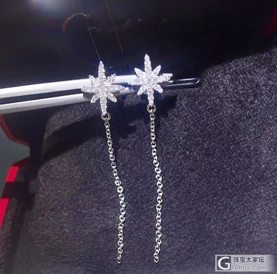 新款🎉！最近很火的一部电视剧【温暖的弦】张钧甯女神同款😍！_耳坠钻石
