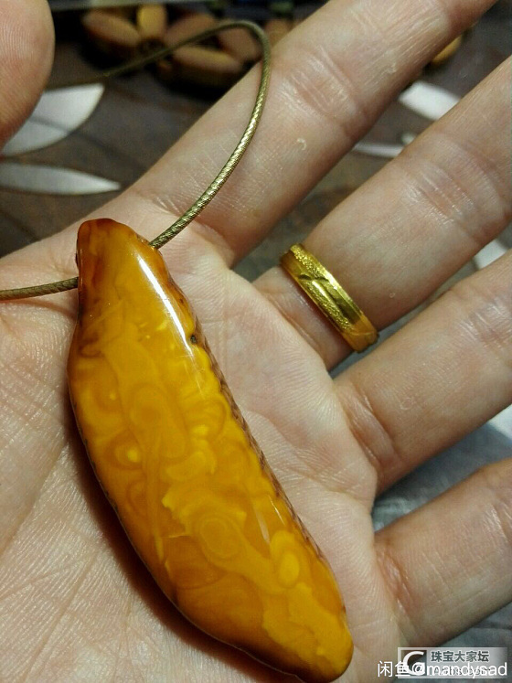 纪念_古董首饰琥珀蜜蜡