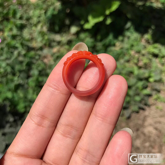 唯有牡丹真国色，花开时节动京城 。——刘禹锡《赏牡丹》_戒指南红
