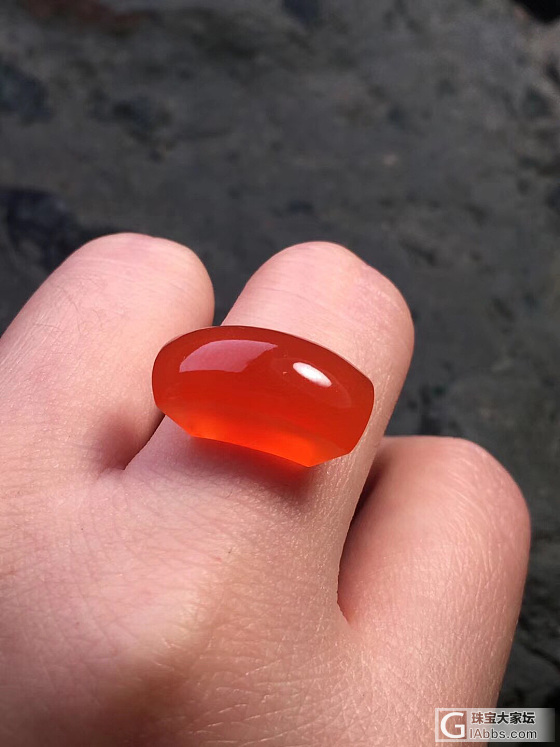 保山南红冰红戒指_戒指南红
