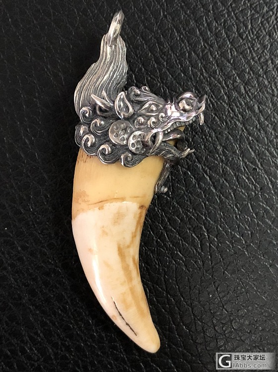 一枚兽牙吊坠的诞生历程_牙骨角设计