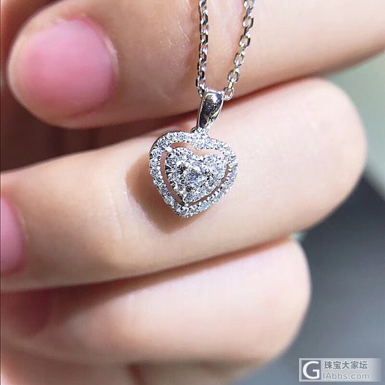 真有……❤️心_项链钻石