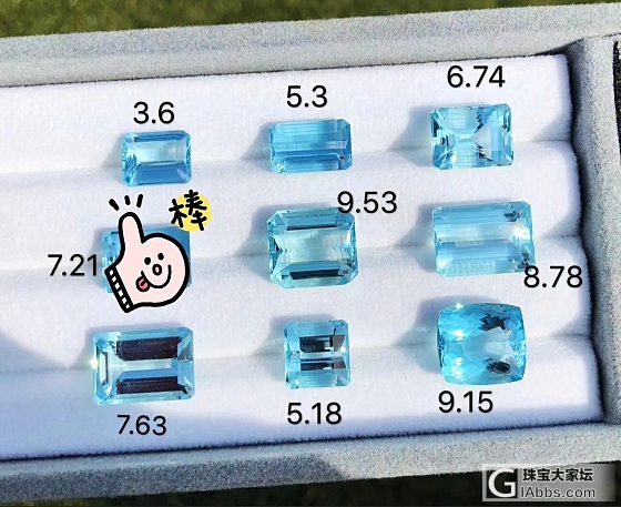 海蓝宝_刻面宝石海蓝宝