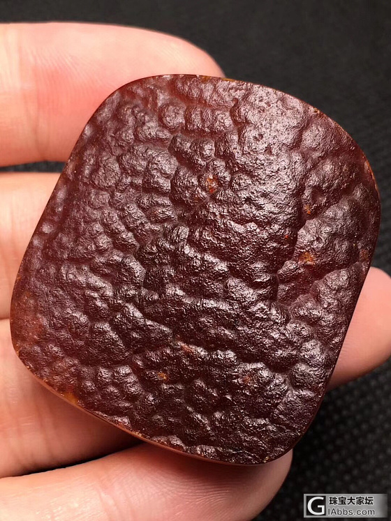 精修无事牌，原汁原味。_牌子挂件琥珀