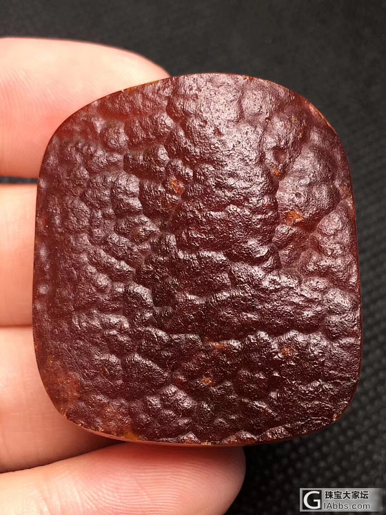 精修无事牌，原汁原味。_牌子挂件琥珀