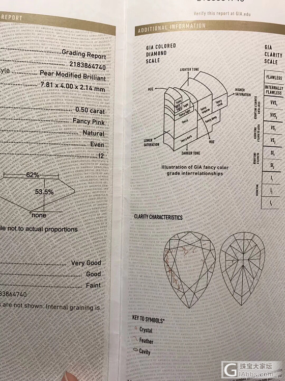 【千寻珠宝】水滴形粉钻奢华戒指💍_戒指千寻珠宝彩钻