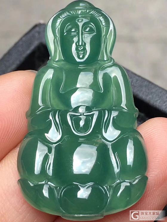 翡翠观音_挂件翡翠