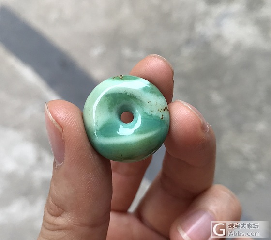 请大家帮我看看绿松石_平安扣松石