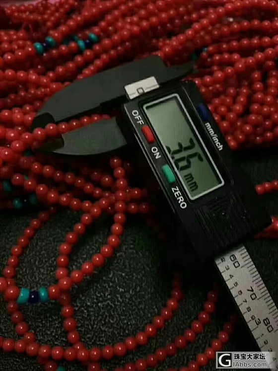 天然沙丁红珊瑚3.6mm 特深特深色  纯天然 🈚️任何优化 处理 💥💥5_珠串珊瑚