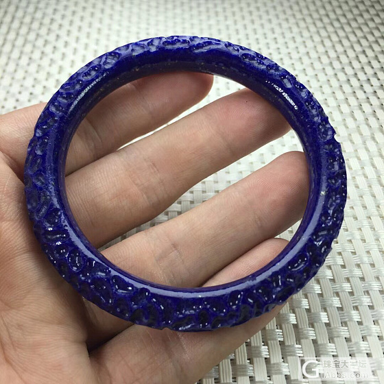 请坛友欣赏_手镯青金石