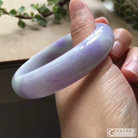 紫红镯子💰6800，58*15.3*7.5mm_手镯翡翠
