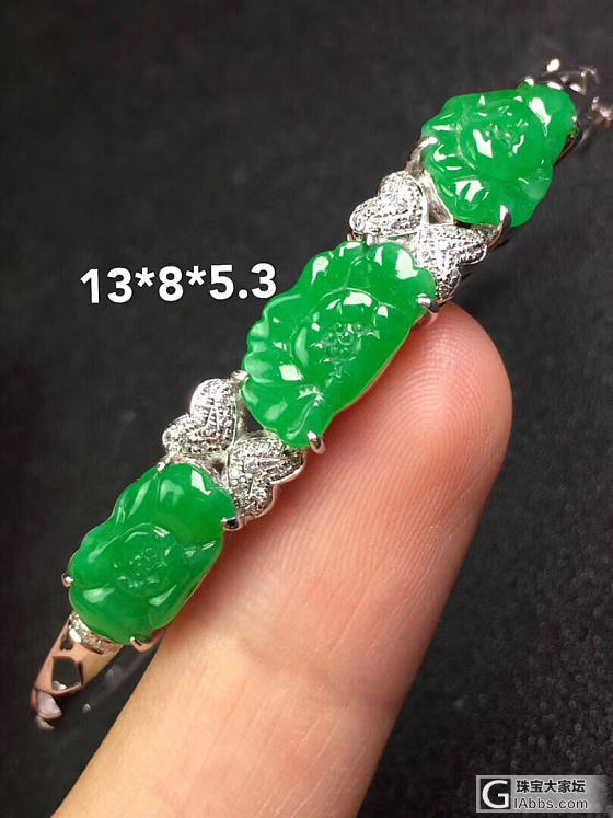 阳绿手环，套装，吊坠_吊坠手镯翡翠
