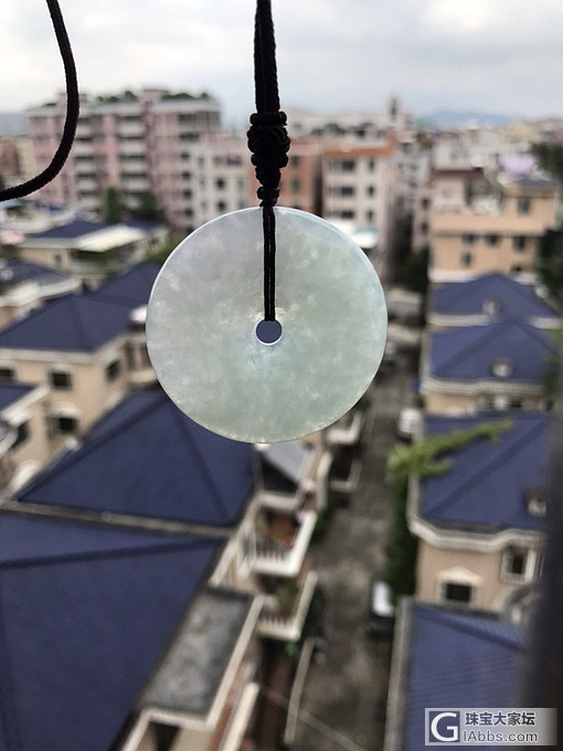闲置全新 翡翠A货平安扣  350包邮_平安扣翡翠