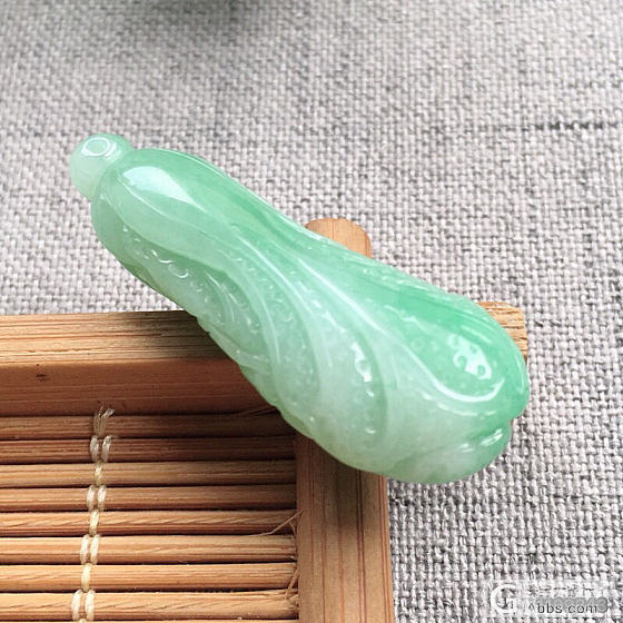 白菜「百财」_挂件翡翠