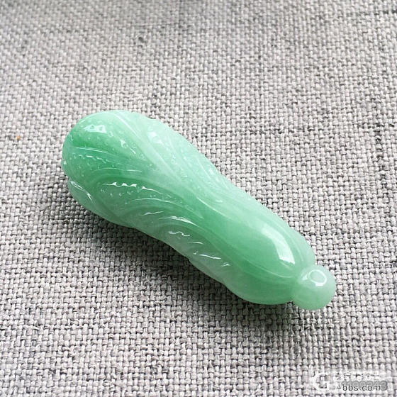 白菜「百财」_挂件翡翠