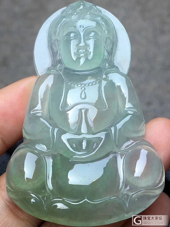翡翠观音_挂件翡翠