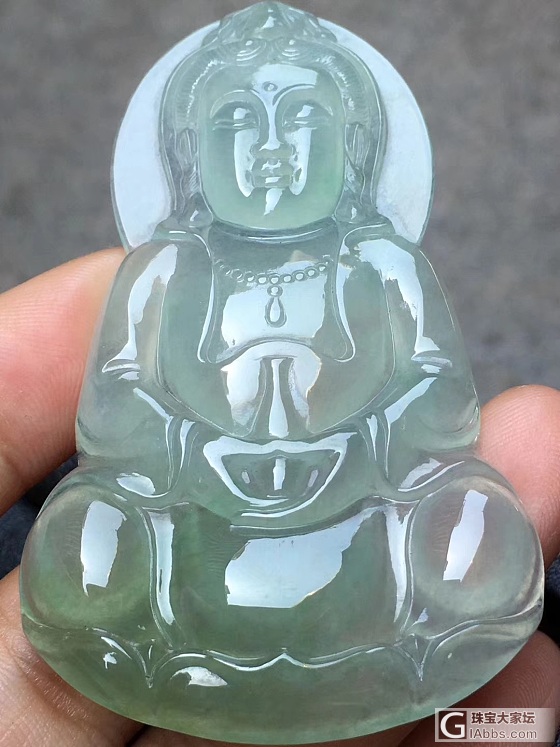 翡翠观音_挂件翡翠