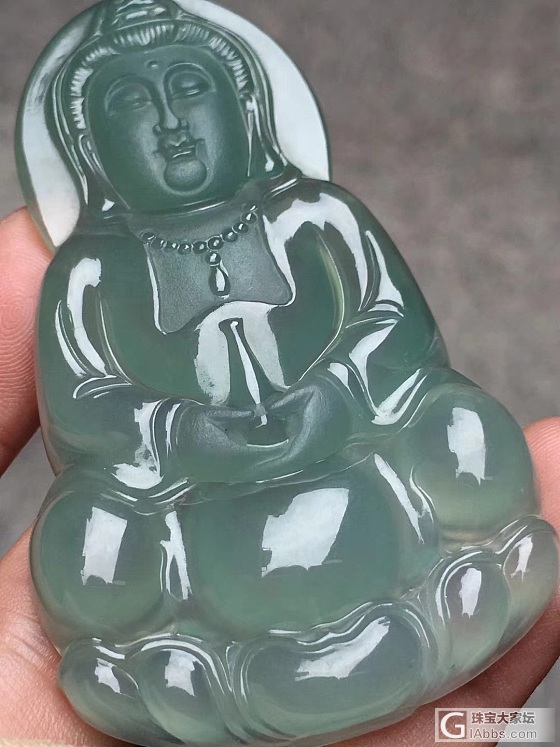 翡翠观音_挂件翡翠