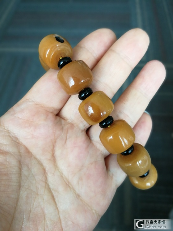 可以说是非常缺米_蛋面珠串琥珀蜜蜡青金石