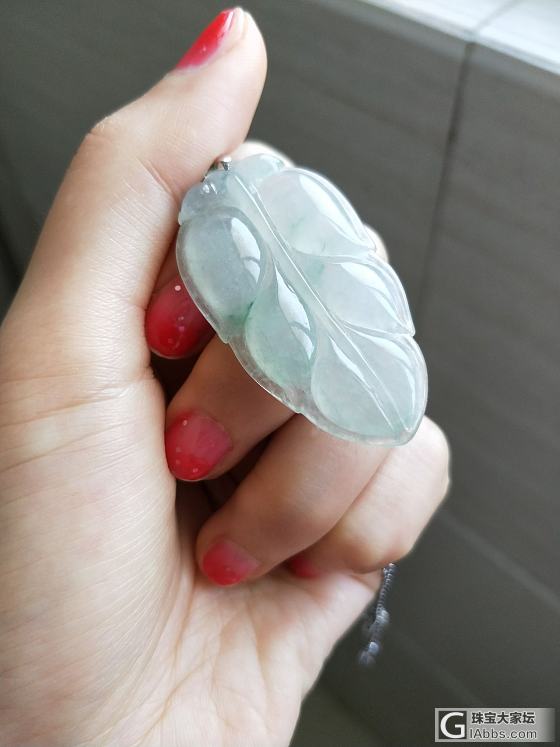 超高性价比的翡翠叶子_吊坠翡翠