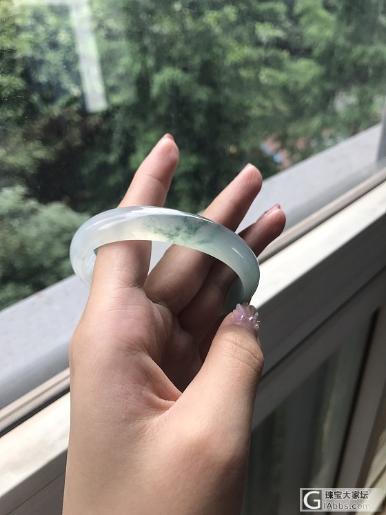 自然光给手镯拍个照_手镯翡翠