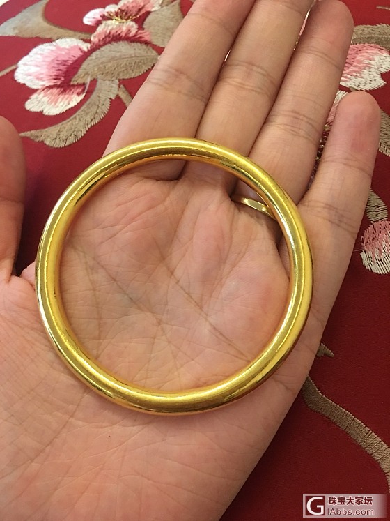 李师傅百克金胖闲置_手镯金