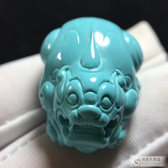 绿松石圆珠手链，貔貅吊坠_松石