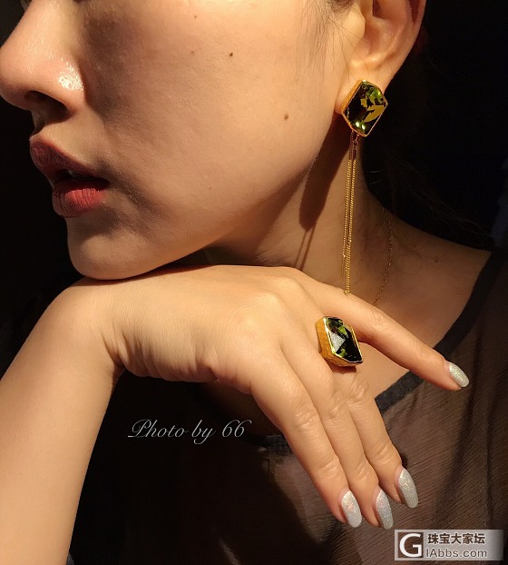 深夜发帖和夜色更搭哦～_戒指耳钉耳饰金