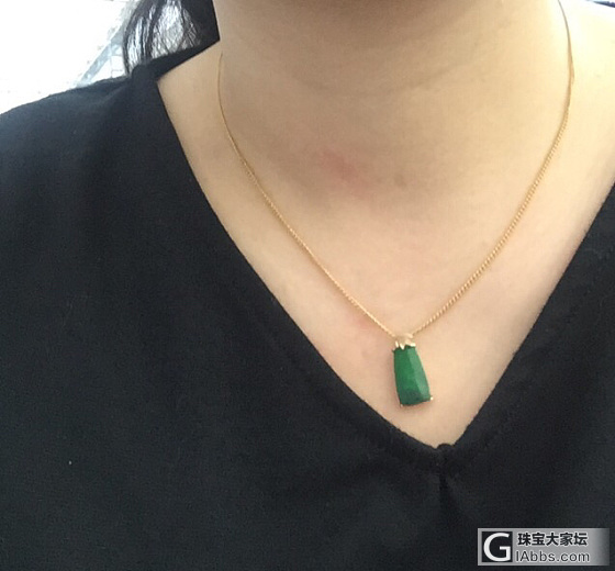 翡翠小竹节_吊坠翡翠