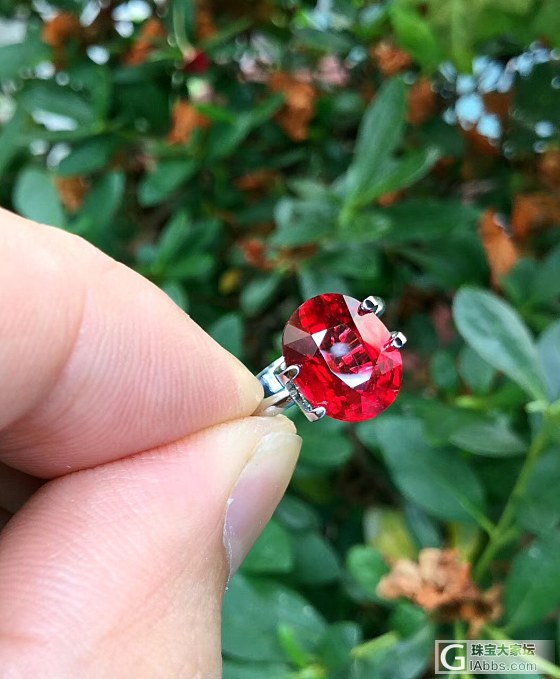 ##中颐天然未加热鸽血红红宝石##  3.35ct GRS证书_刻面宝石红宝石