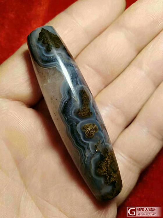 蒙天珠半矿64/16.2mm，佛家圣物，精美殊胜；_天珠