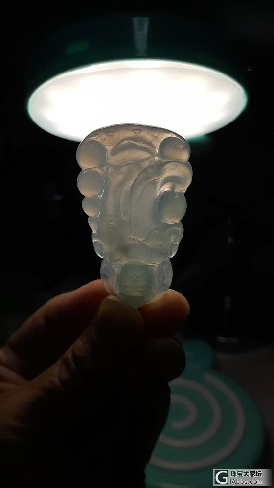 亏出闲置翡翠高冰金蟾戒指_戒指翡翠