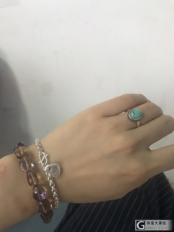 水晶和银还有绿松石的搭配_搭配松石银